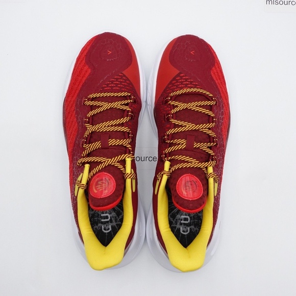 NEW Under Armour Curry Flow 11 Basketball Shoe 3026618-600 Red/White main image 6